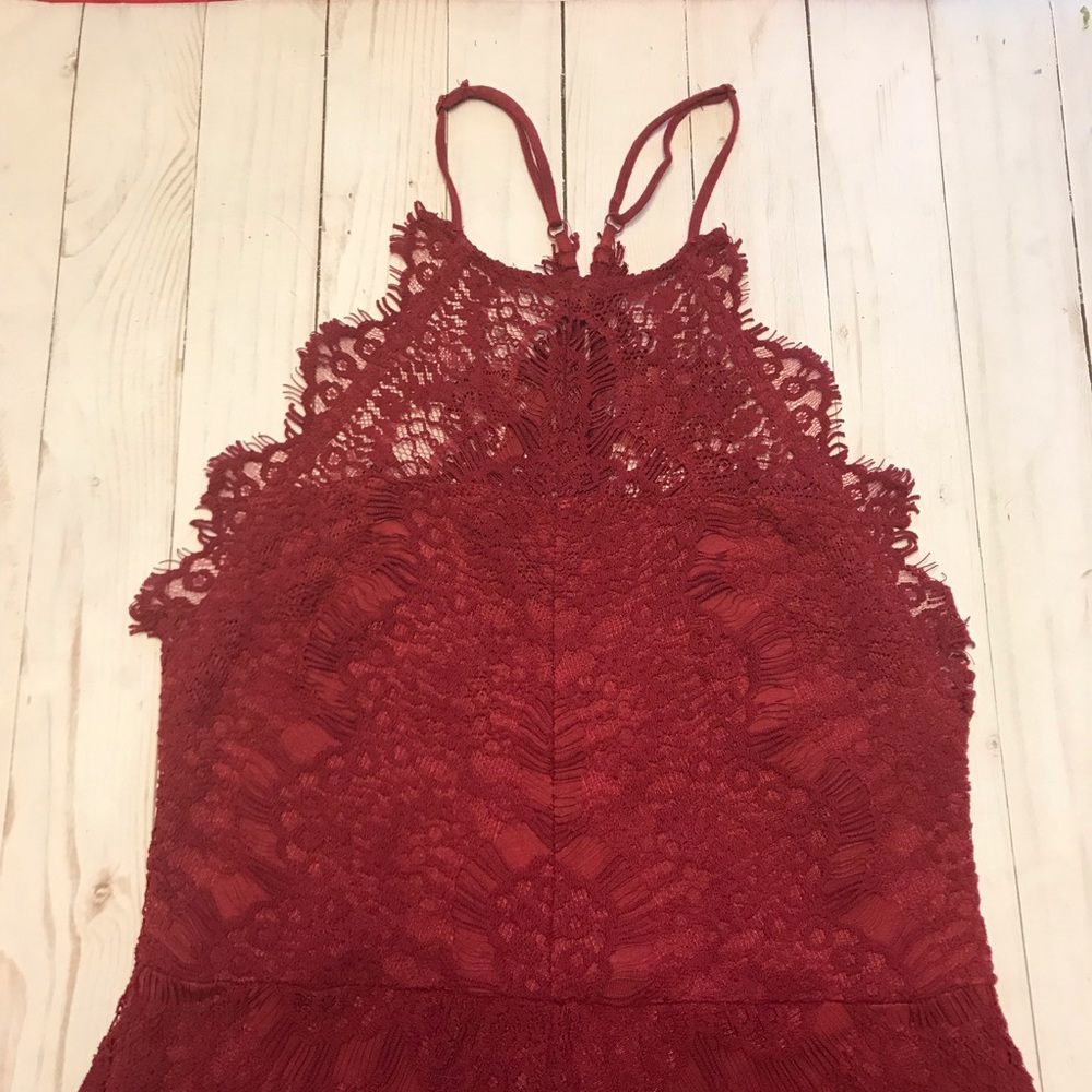Free People She’s Got it Slip Lace Dress XS & S - Picture 4 of 8